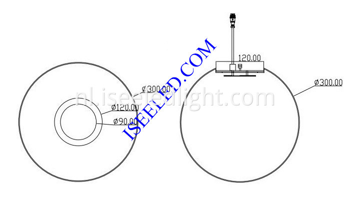 RGB LED -bal DMX512 programmeerbaar RGB LED Ball DMX512 Programmable